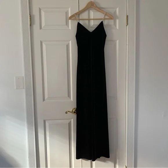 Jump | Dresses | Vtg 9s Jump Slinky Long Black Maxi Dress Y2k Goth |  Poshmark